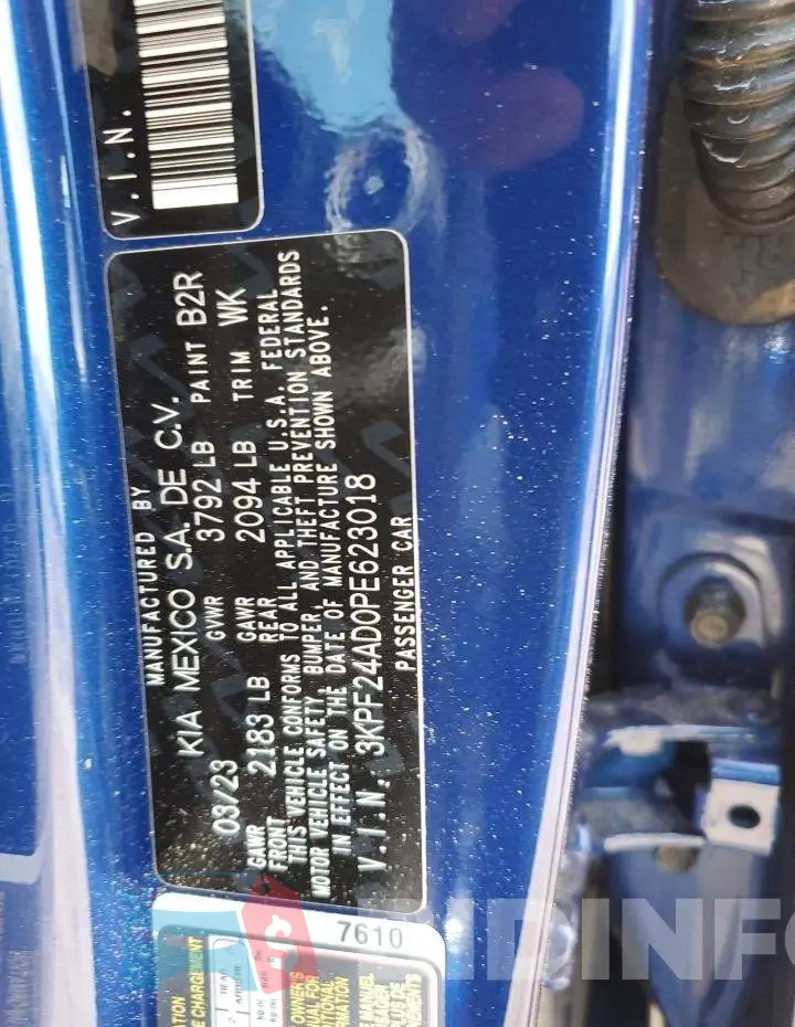 3KPF24AD0PE623018 Photo# 12