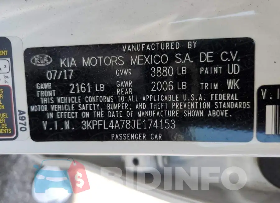3KPFL4A78JE174153 Photo# 13