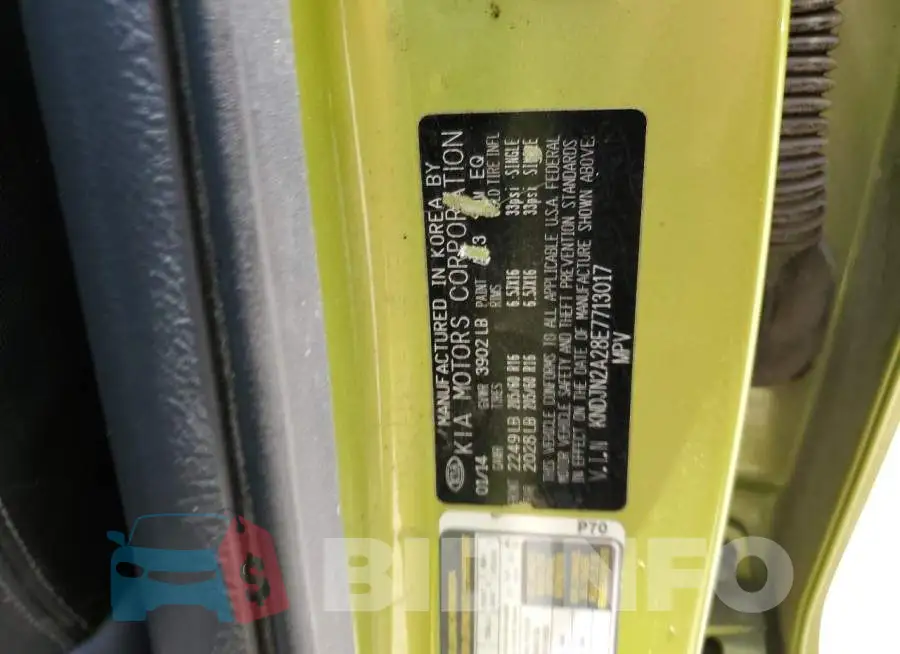 KNDJN2A28E7713017 Photo# 12
