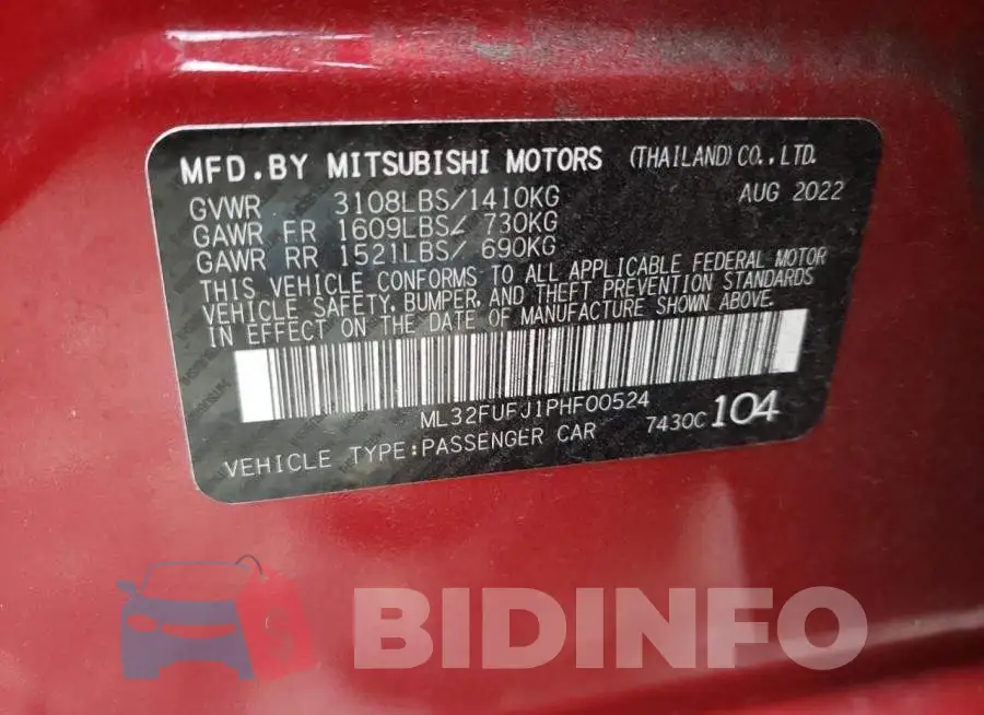 ML32FUFJ1PHF00524 Photo# 12