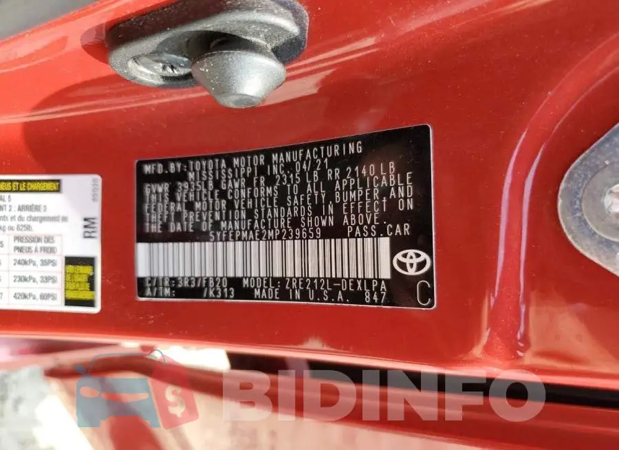 5YFEPMAE2MP239659 Photo# 13