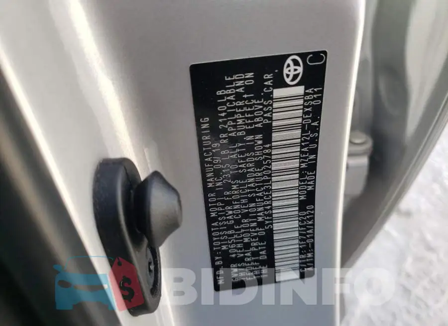 5YFS4RCE3LP025784 Photo# 12