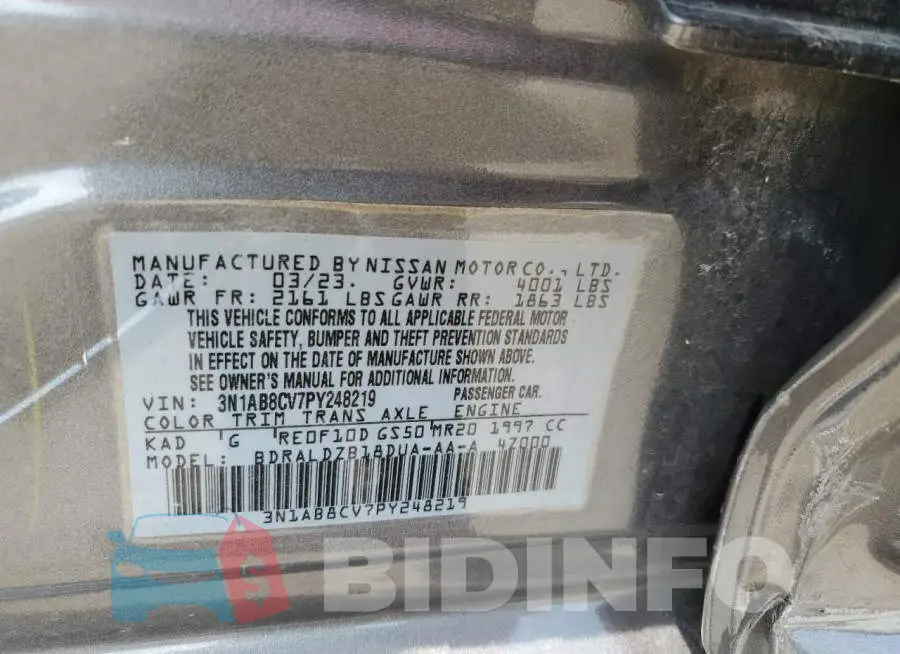 3N1AB8CV7PY248219 Photo# 12