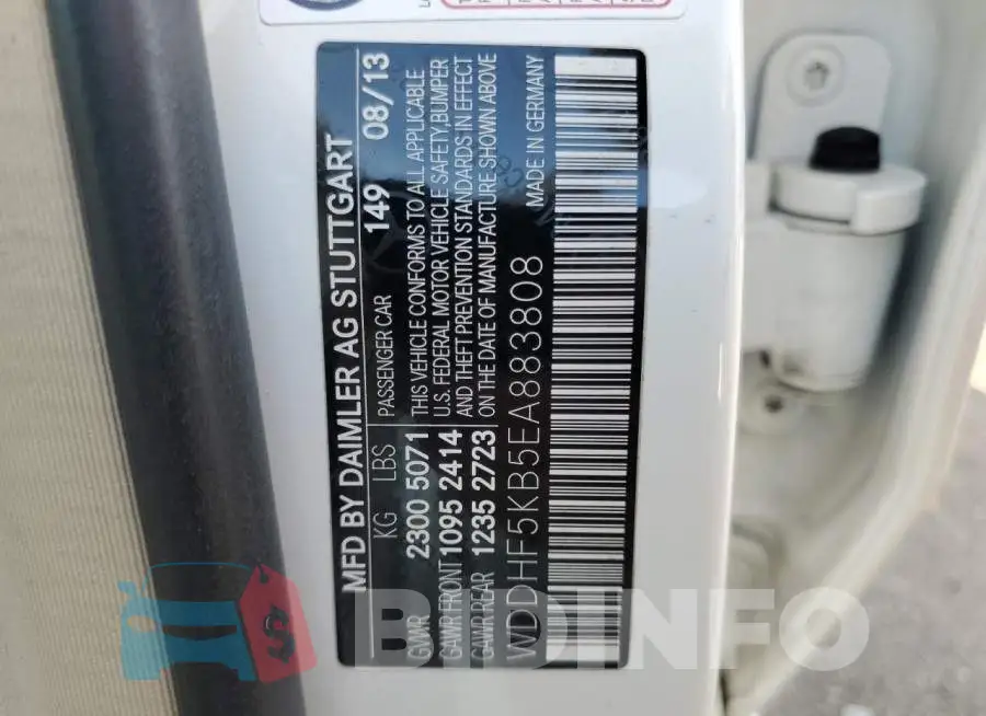 WDDHF5KB5EA883808 Photo# 13