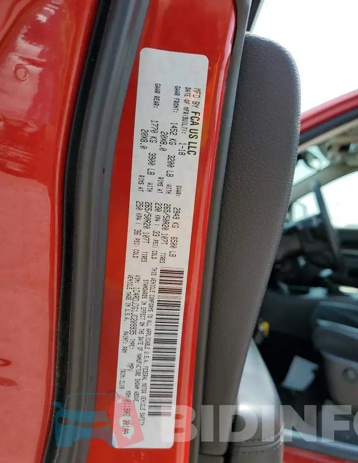 1C4RDJDG1JC209935 Photo# 12