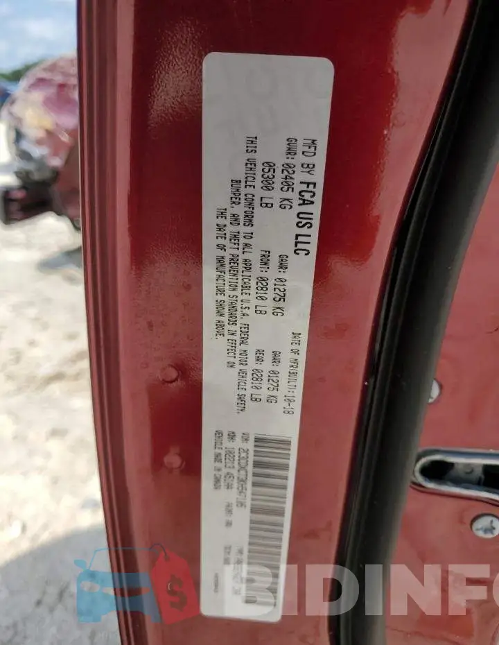 2C3CDXCT3KH547105 Photo# 13