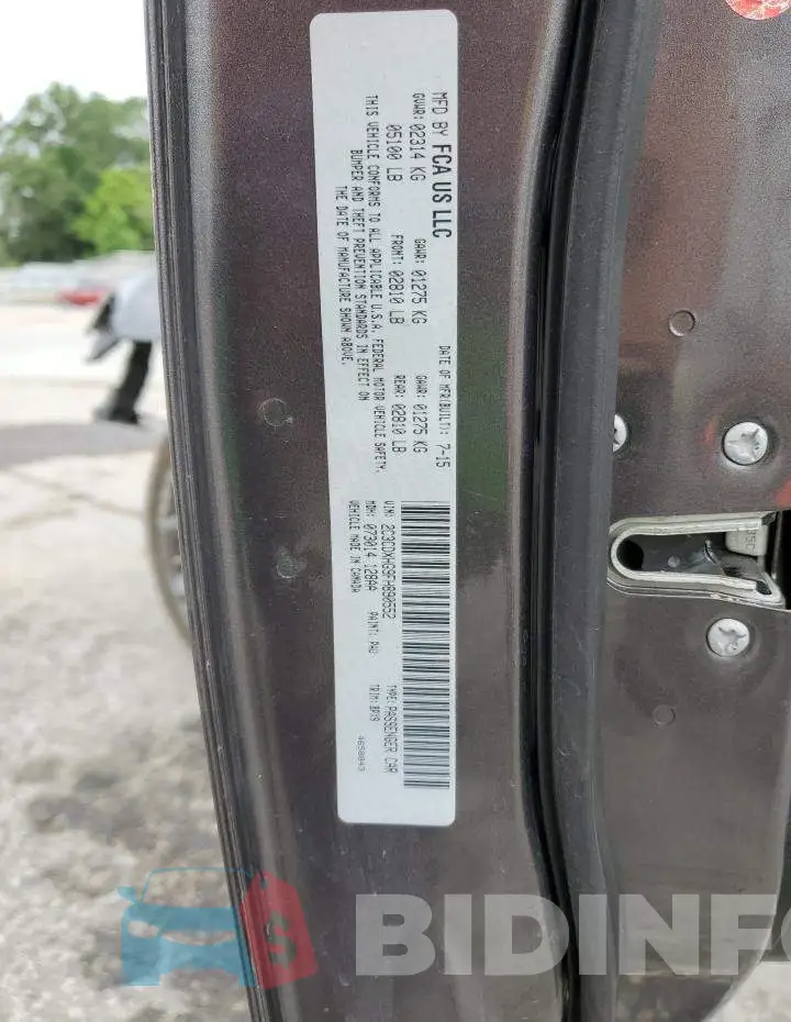 2C3CDXHG9FH890552 Photo# 12