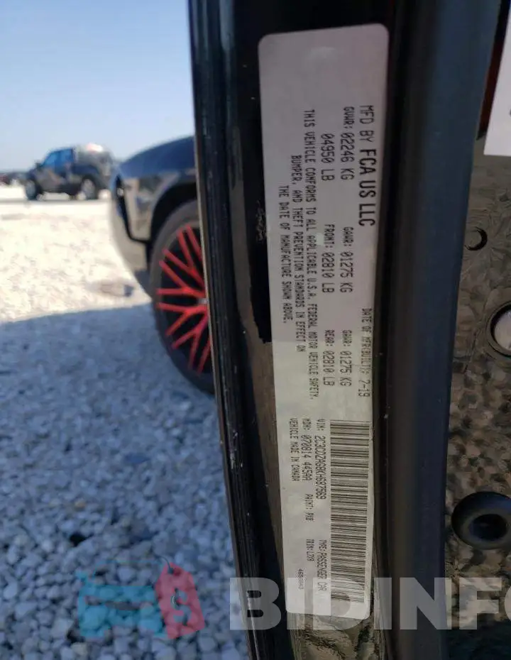 2C3CDZAG8KH687569 Photo# 12