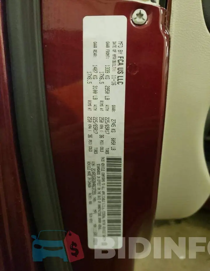 2C4RDGBG9HR637355 Photo# 13