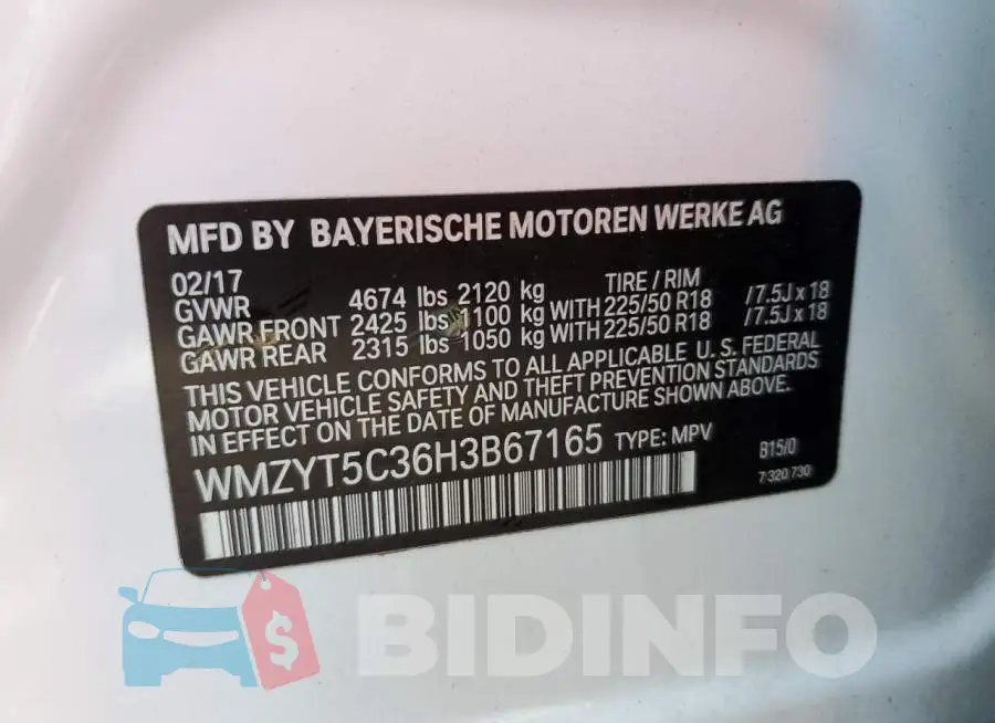 WMZYT5C36H3B67165 Photo# 12