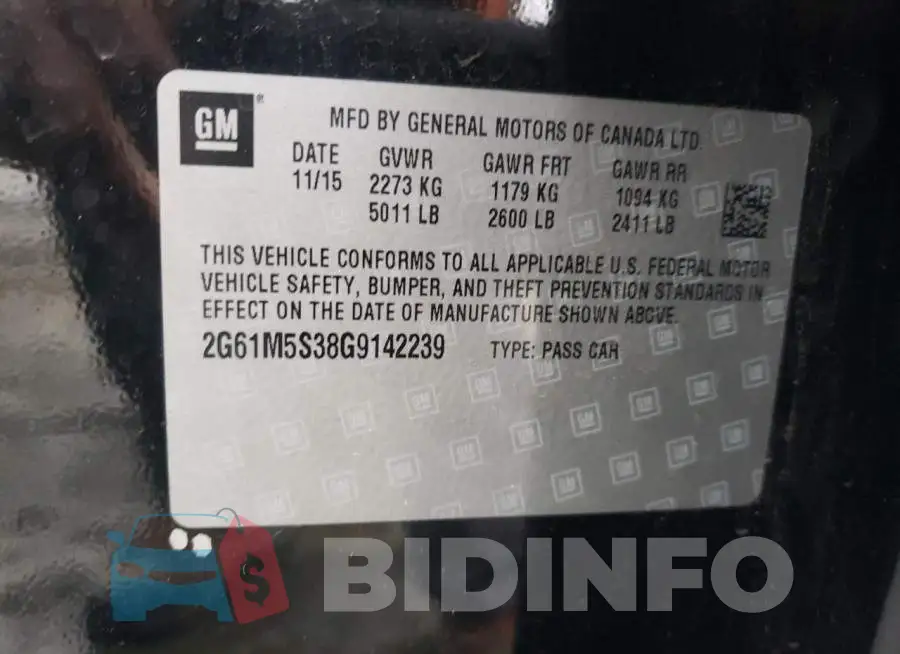 2G61M5S38G9142239 Photo# 12