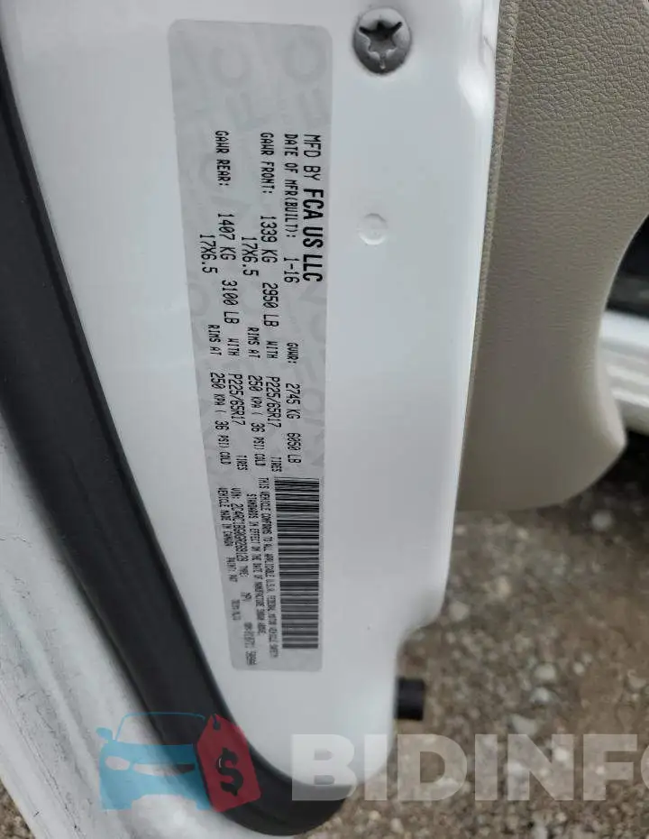 2C4RC1BG0GR269128 Photo# 13