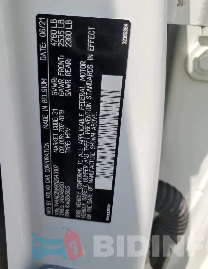 YV4AC2HMXN2643107 Photo# 14