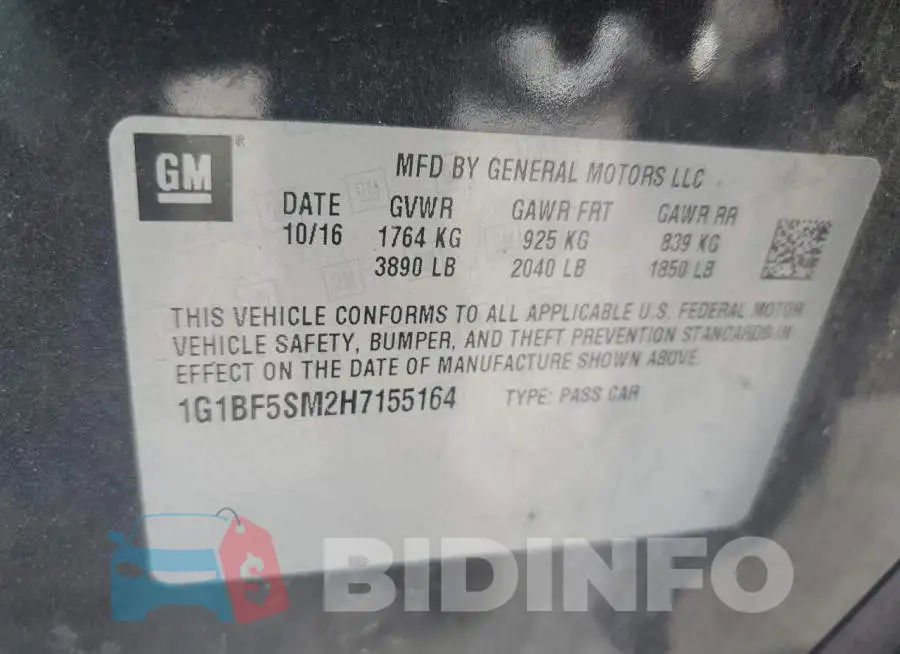 1G1BF5SM2H7155164 Photo# 12