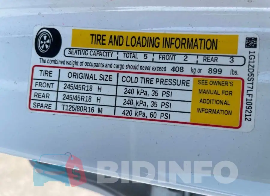 1G1ZD5ST7LF109212 Photo# 10