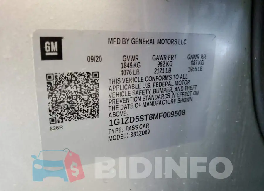 1G1ZD5ST8MF009508 Photo# 12