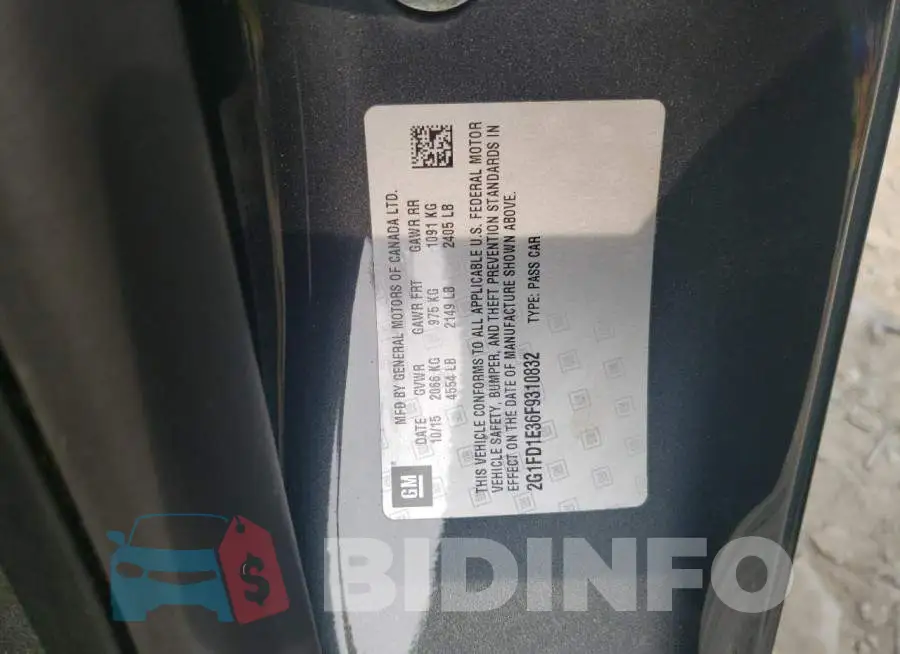 2G1FD1E36F9310832 Photo# 12