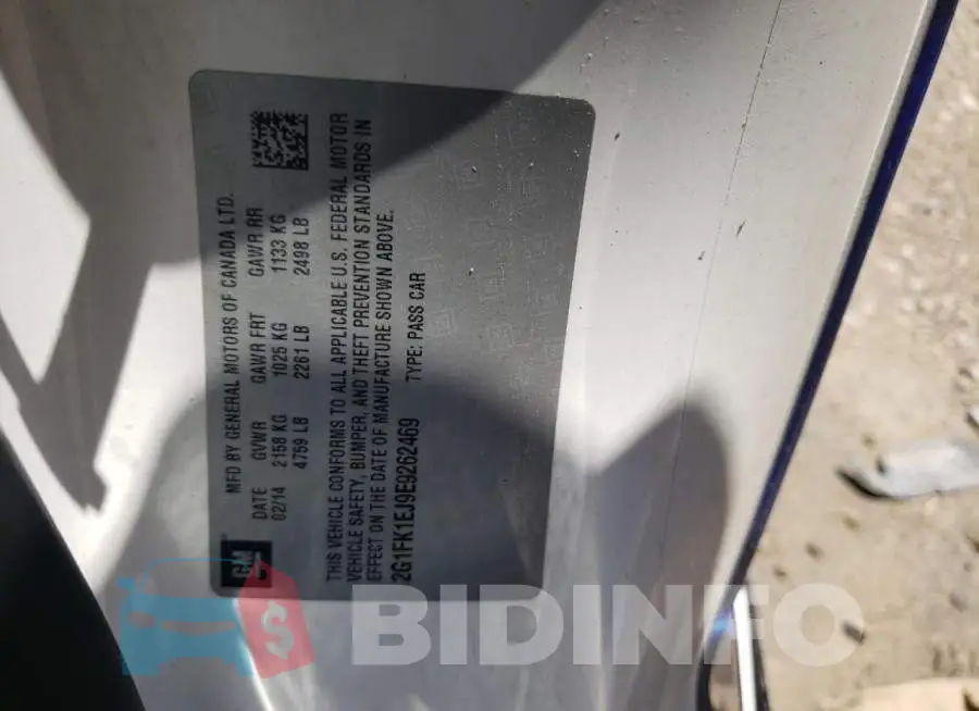2G1FK1EJ9E9262469 Photo# 12