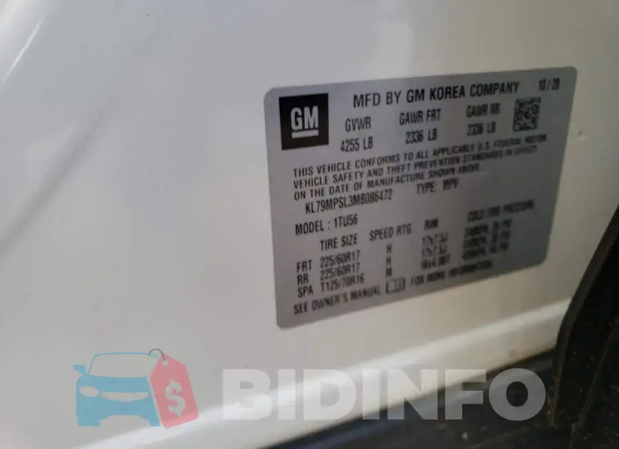 KL79MPSL3MB086472 Photo# 13