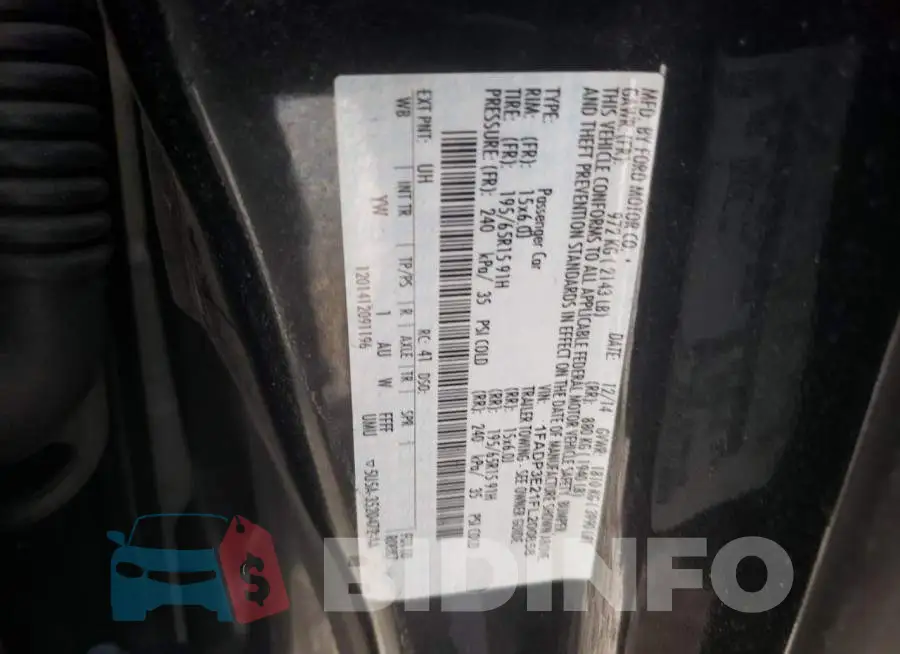 1FADP3E21FL200858 Photo# 12