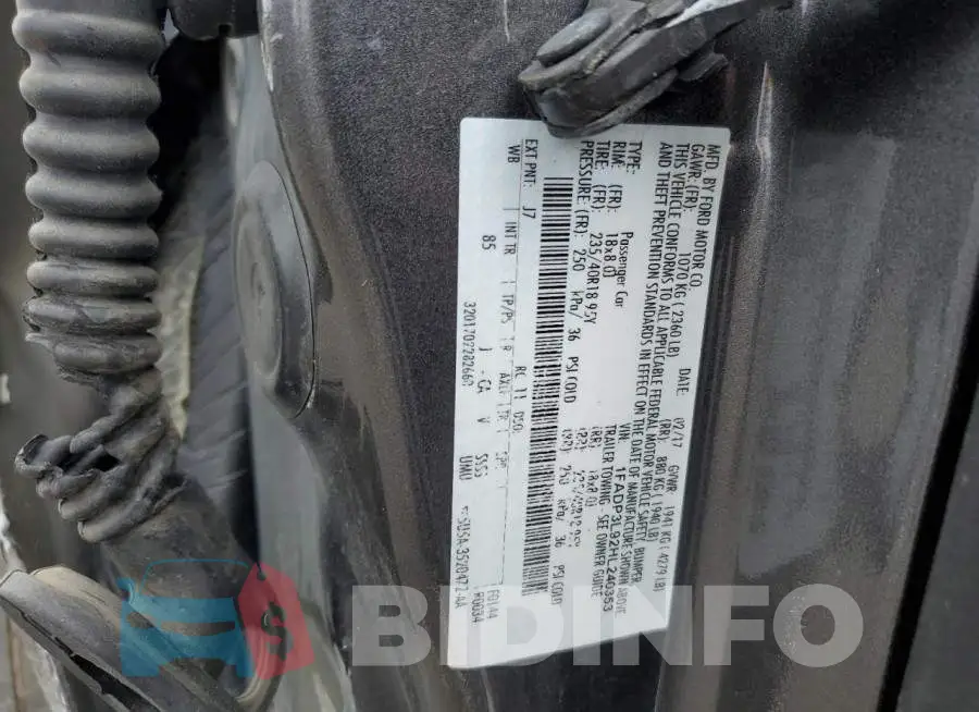 1FADP3L92HL240353 Photo# 12