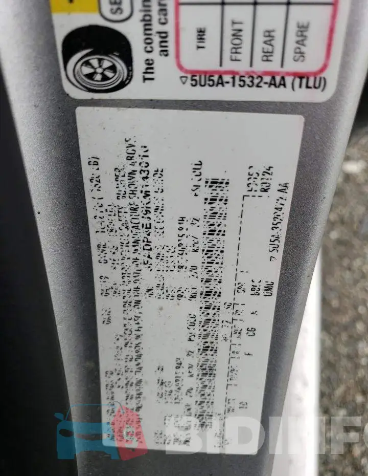 3FADP4EJ9KM143010 Photo# 12