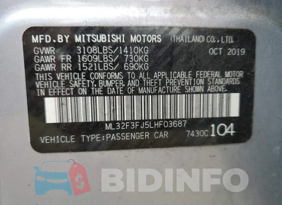 ML32F3FJ5LHF03687 Photo# 13