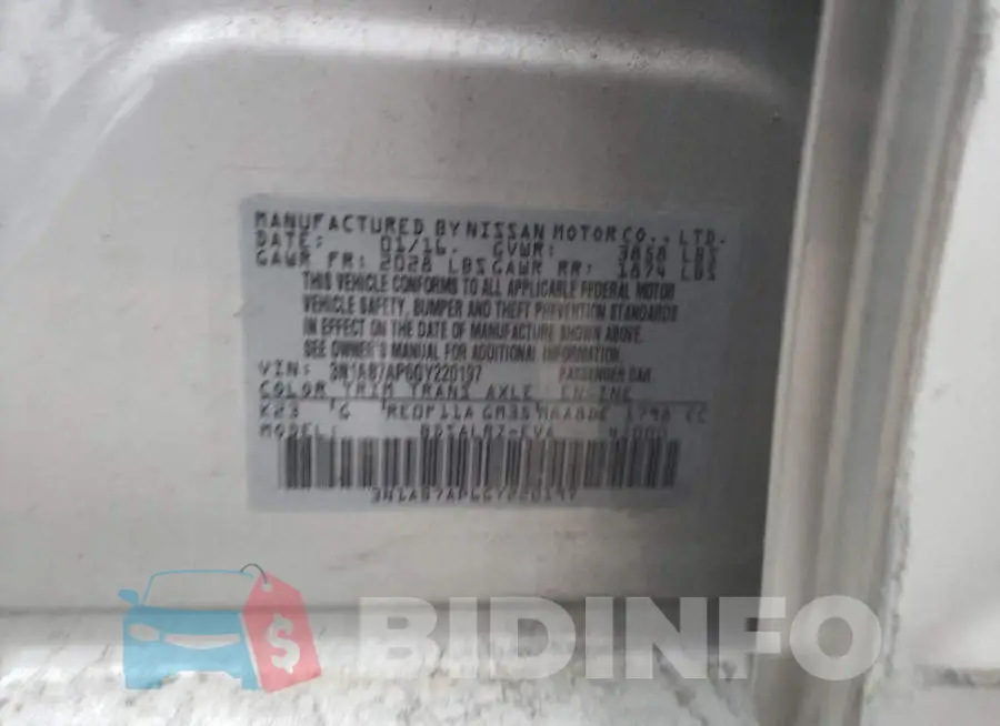 3N1AB7AP6GY220197 Photo# 12