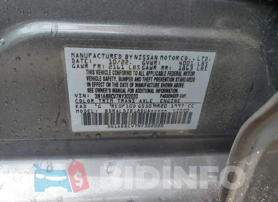 3N1AB8CV7NY302020 Photo# 12