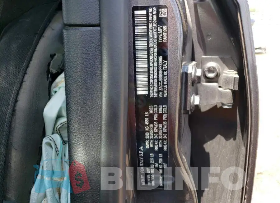 ZACCJBBB8HPF32865 Photo# 13