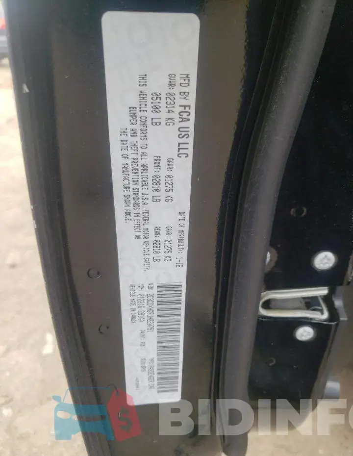 2C3CDXHG7JH220751 Photo# 12