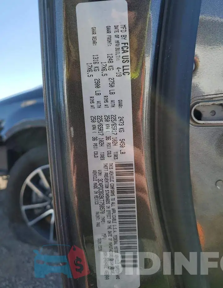 3C4PDCBG9KT758570 Photo# 12