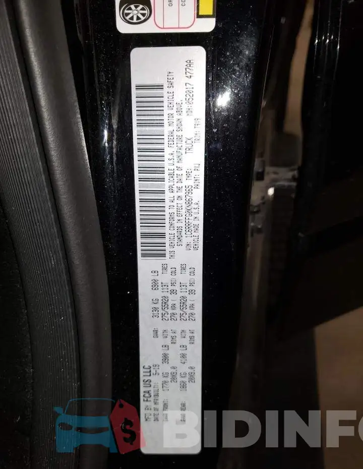 1C6RRFFG0KN867965 Photo# 13