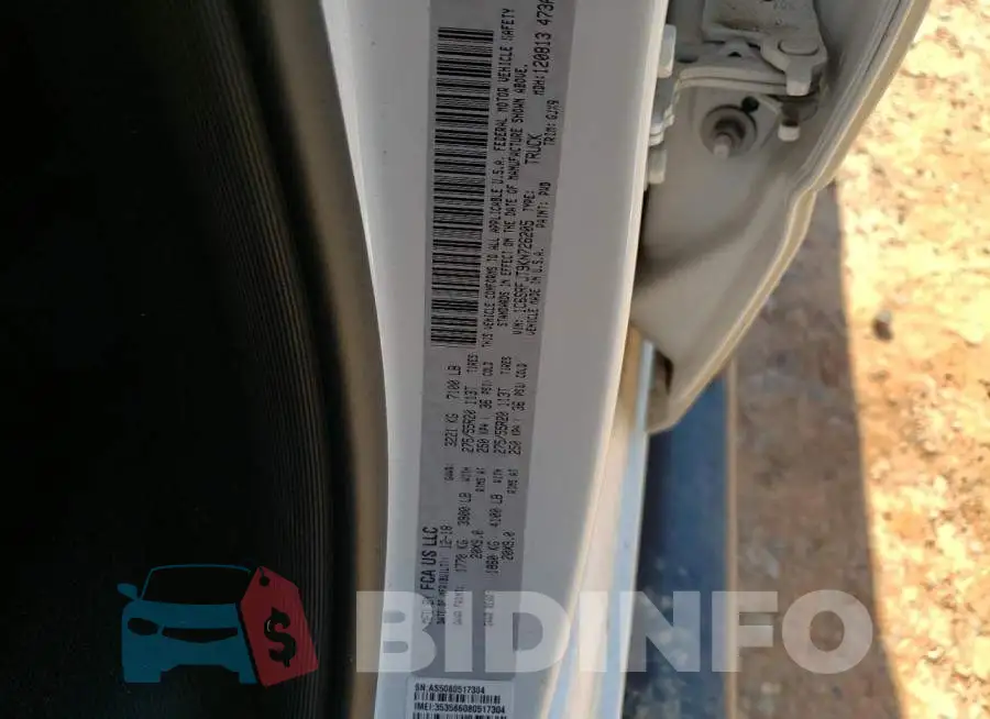 1C6SRFJT9KN726205 Photo# 12