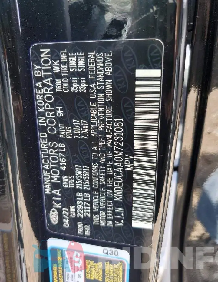 KNDEUCAA0M7231061 Photo# 13