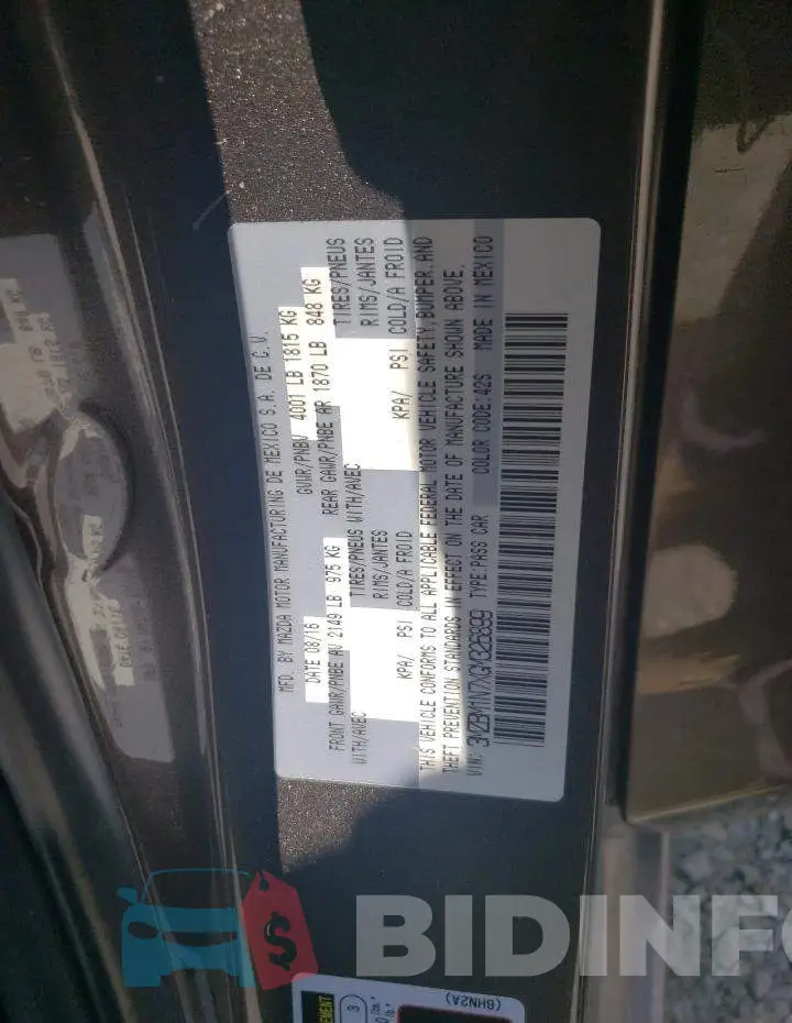 3MZBM1N7XGM326899 Photo# 12