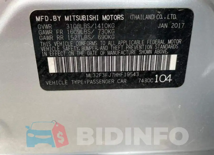 ML32F3FJ7HHF19543 Photo# 10