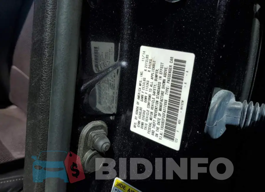 19UUB2F55FA010988 Photo# 12