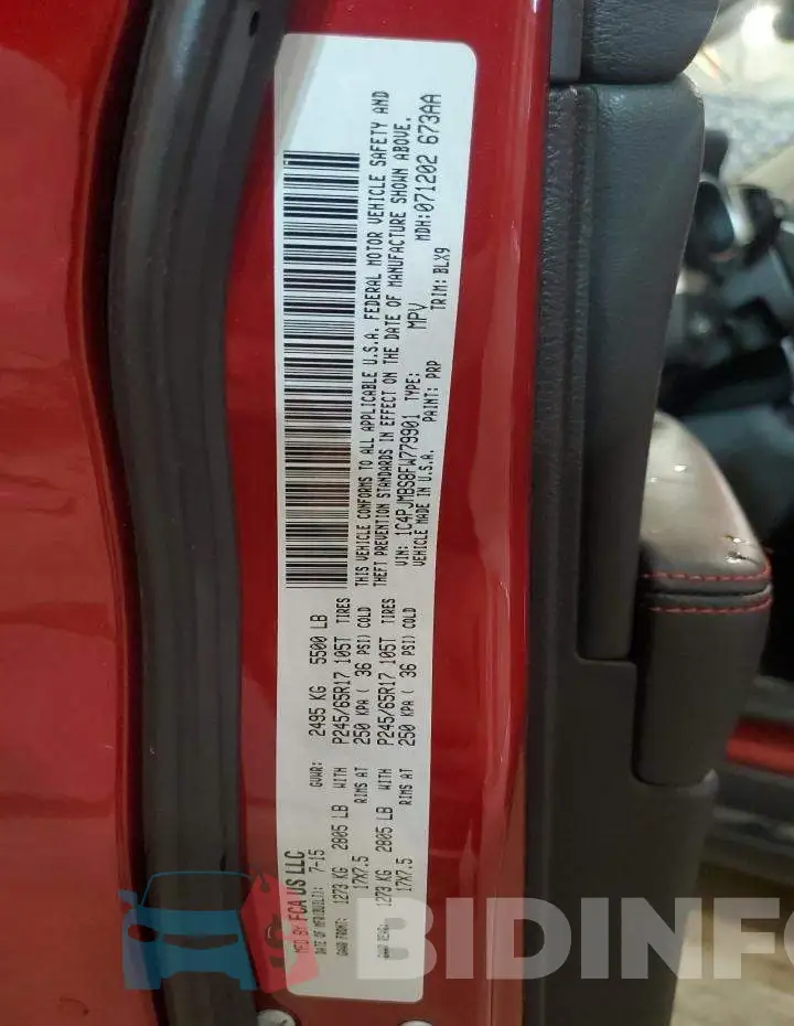 1C4PJMBS8FW779901 Photo# 13