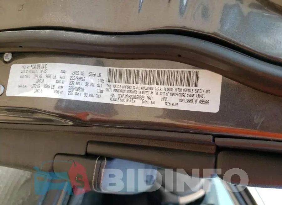 1C4PJMDB2GW169023 Photo# 12