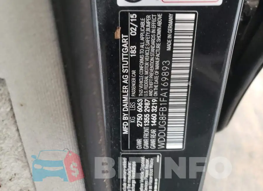WDDUG8FB1FA169893 Photo# 12