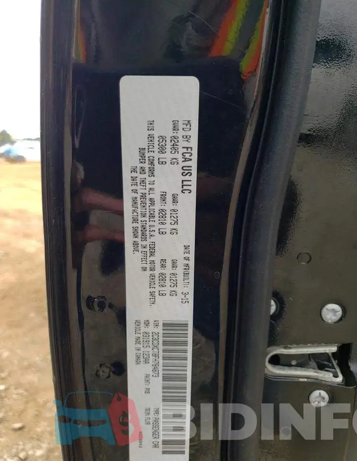 2C3CDXCT8FH784873 Photo# 12