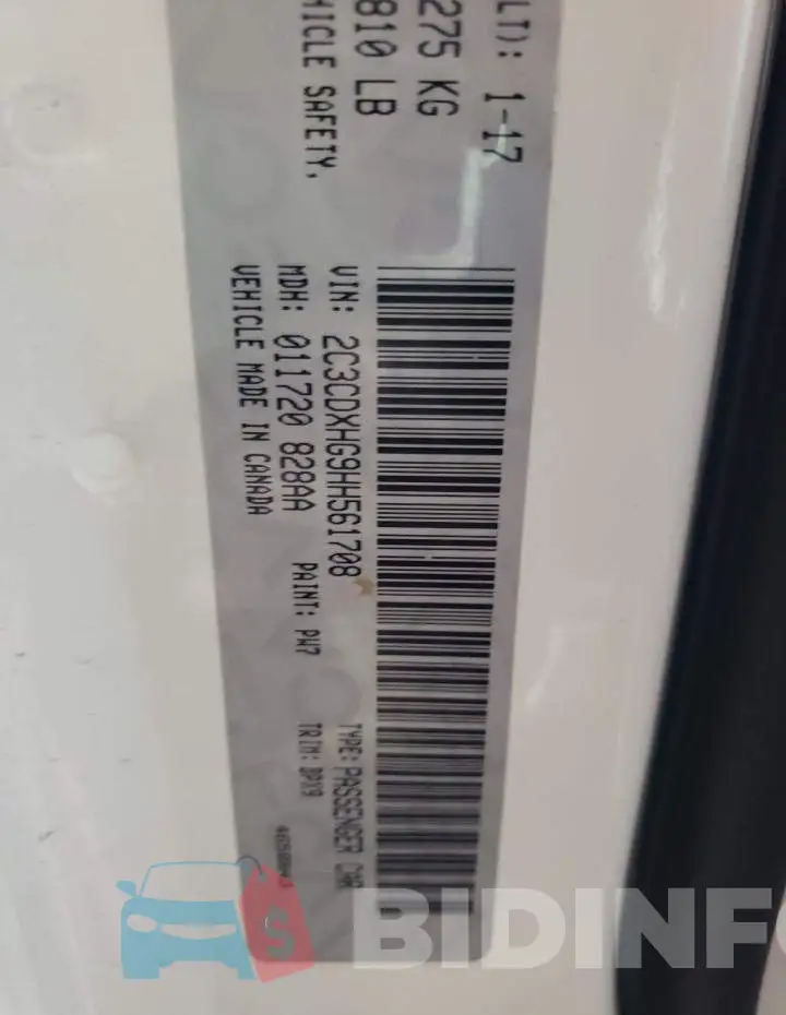2C3CDXHG9HH561708 Photo# 12