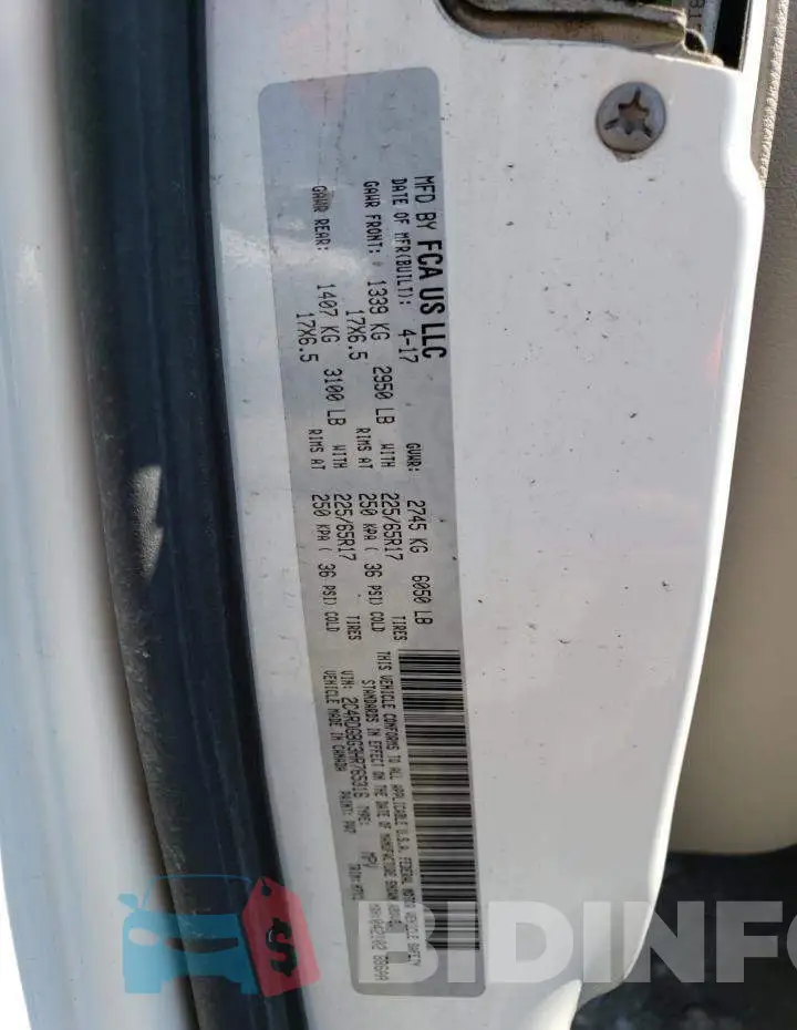 2C4RDGBG3HR765316 Photo# 14