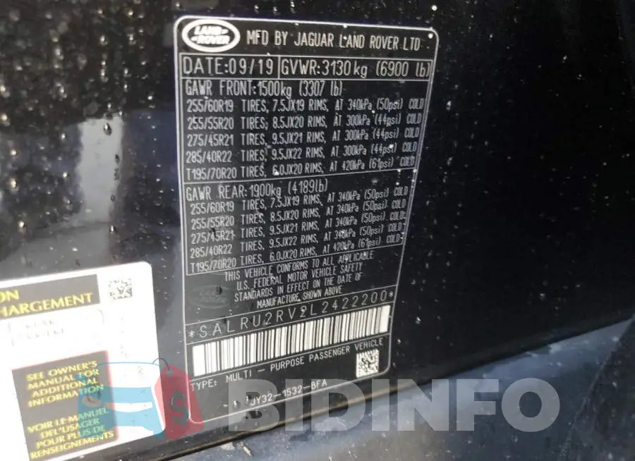 SALRU2RV2L2422200 Photo# 12