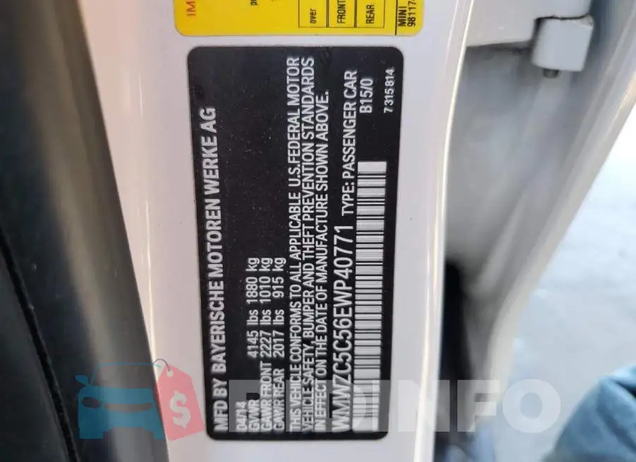 WMWZC5C56EWP40771 Photo# 12