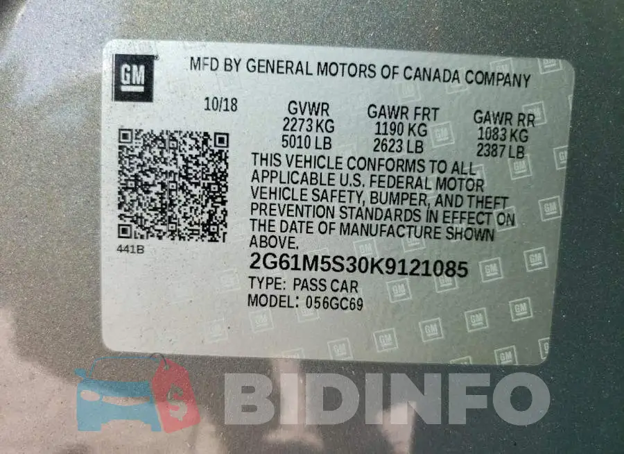 2G61M5S30K9121085 Photo# 12