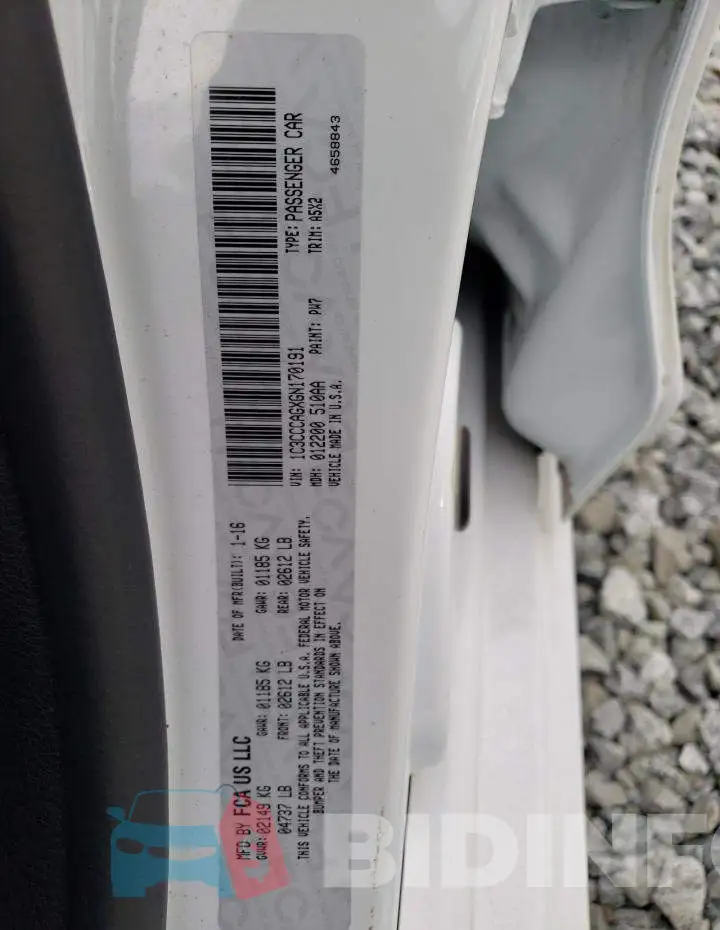 1C3CCCAGXGN170191 Photo# 12