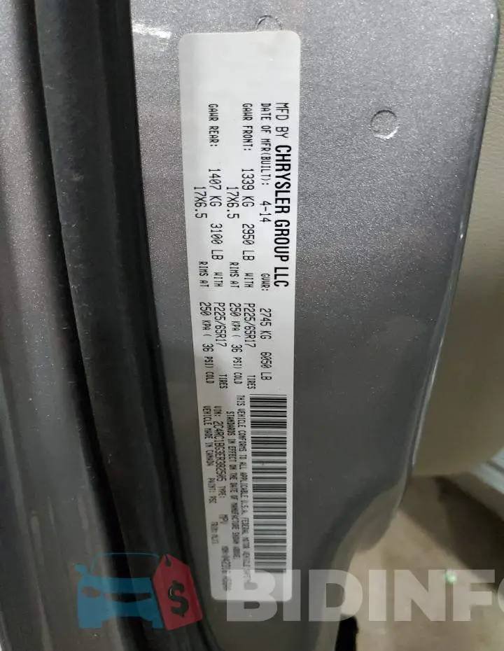 2C4RC1BG3ER382505 Photo# 13