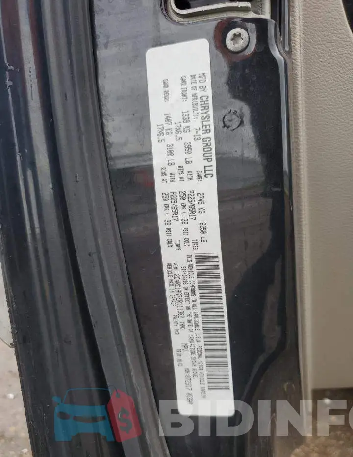 2C4RC1BG7ER111382 Photo# 13